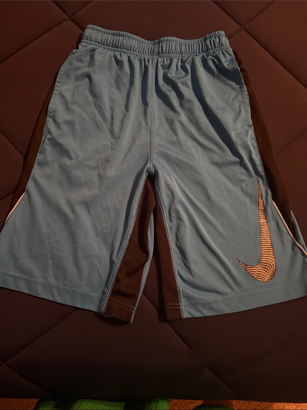 Nike Youth Xl Blue Athletic Basketball Shorts.